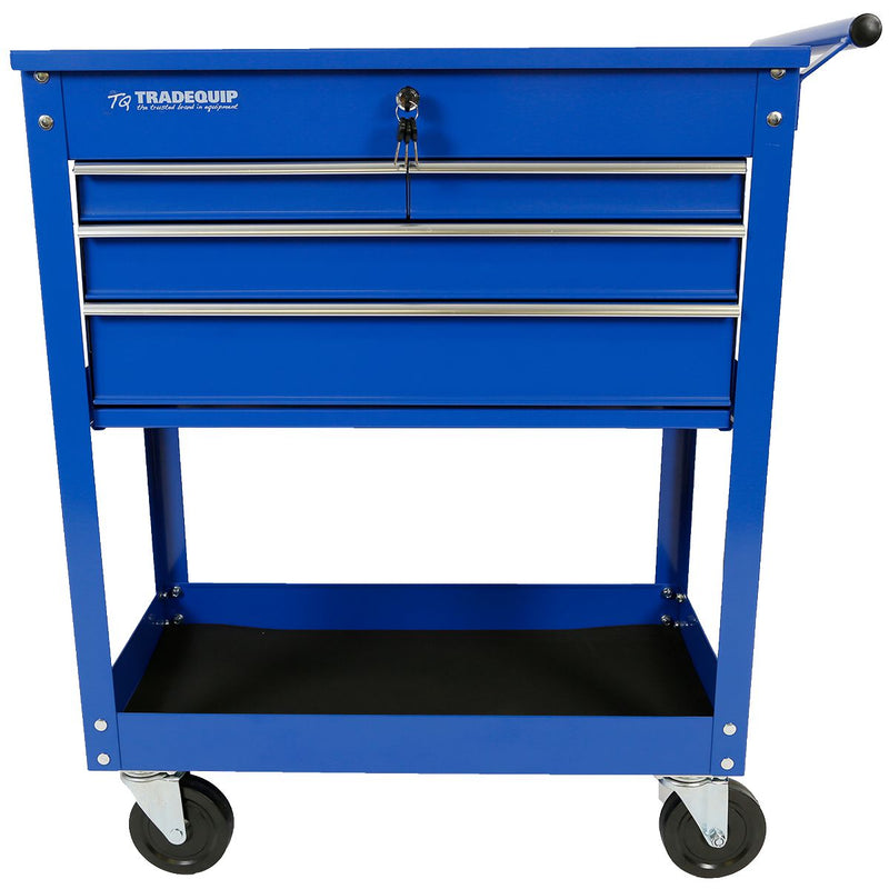 Trade Quip 4 Drawer Workshop Tool Trolley 6052