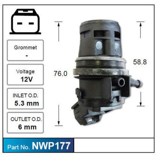 Nice Windscreen Washer Pump NWP177