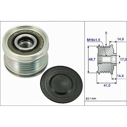 INA Alternator Pulley 535 0101 10
