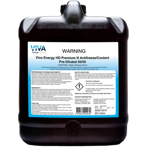Shell Lubricants Viva Energy HD Prem N Anti-Freeze