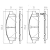 RDA Phantom Ceramic Brake Pad Set Front RDC2053