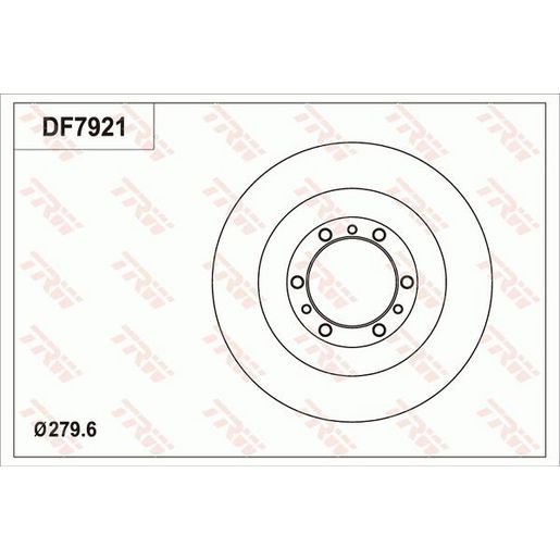 TRW Rotor Disc Brake DF7921S