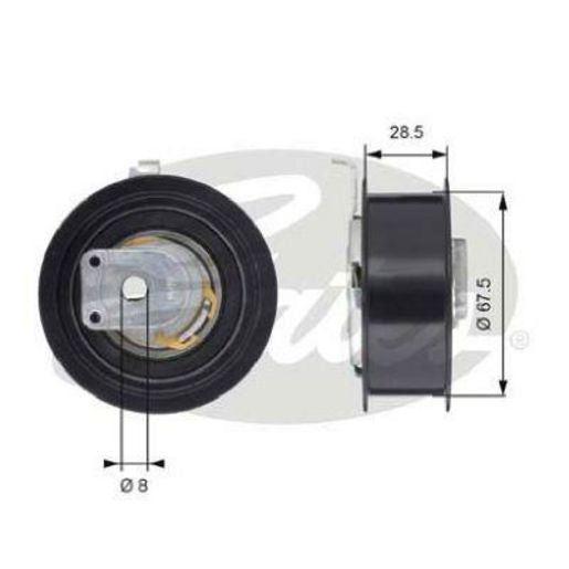 Gates Sbds Manual Tensioner T43110