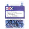 OEX Crimp Terminal Female Blade Blue 6.3mm Vinyl (100