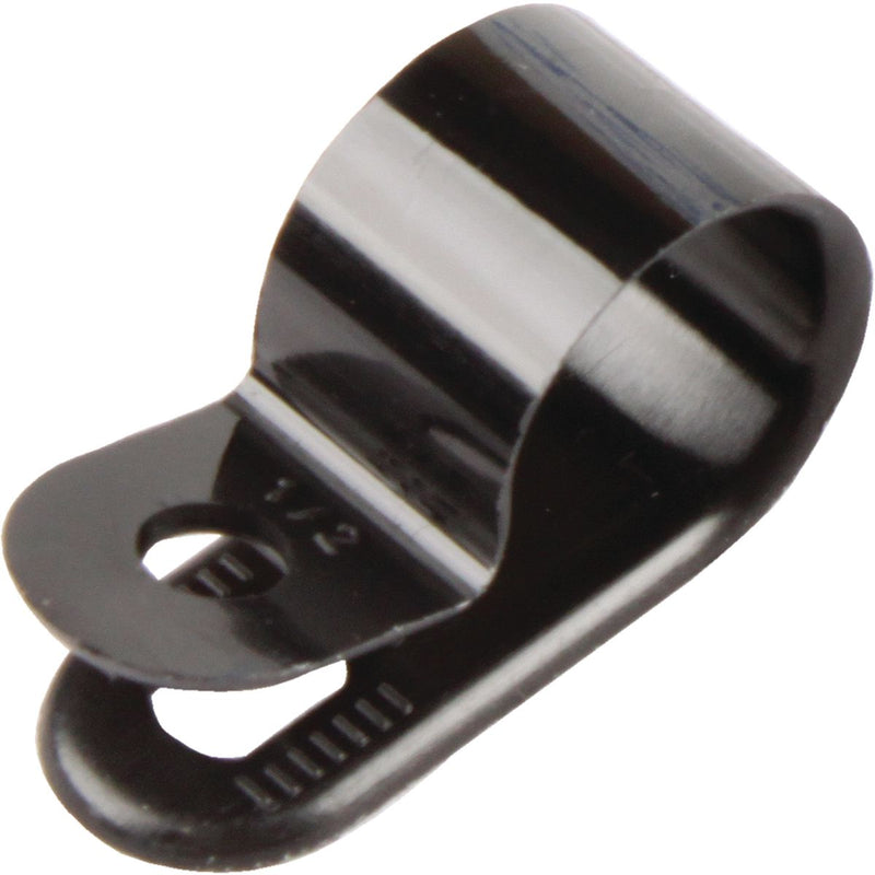 OEX P-Clip 13.5mm Nylon Black 100 Pack ACX1303BK