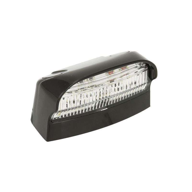 LED Autolamps Licence Plate Lamp with Black Housing