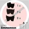 Zimmermann Brake Pad Front Set 22491.165.2