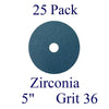 Taipan Fibre Disc Zirconia 125Mm 036 Grit TO-4016