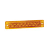LED Autolamps Indicator Lamp Slimline Amber 130 x 25mm