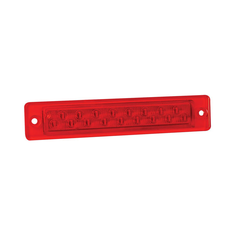 LED Autolamps Slimline Stop/Tail LED Lamp 12V w/Red Lens