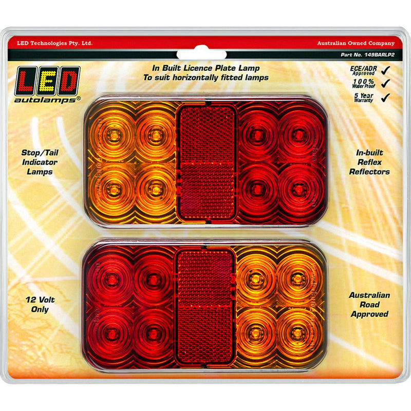 LED Autolamps Stop/Tail/Indicator/Reflector Light LED 12V