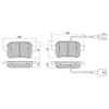 RDA GP Max Brake Pad Set Rear RDB2252
