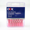 OEX Crimp Terminal Female Blade Red Terminal Entry 6.3 X