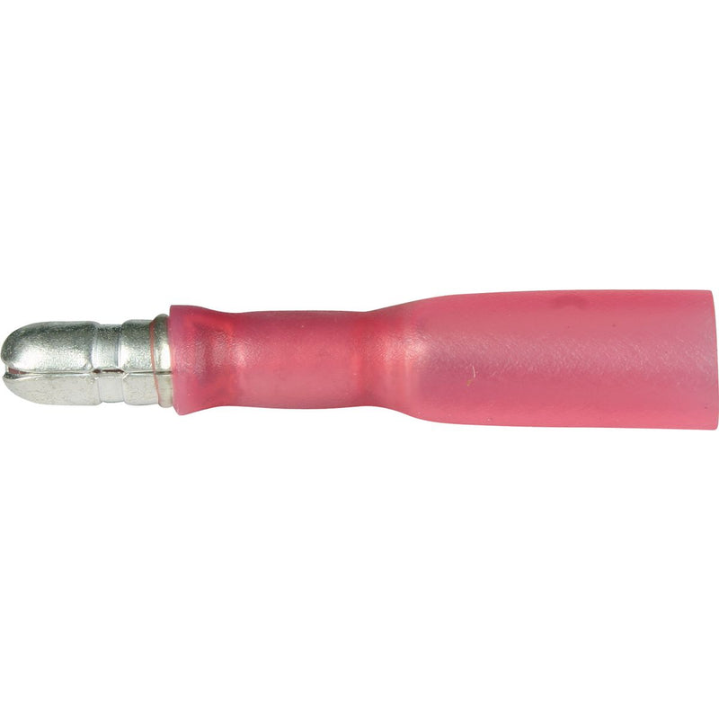 OEX Crimp Terminal Male Bullet Red Terminal Size 4mm Heat