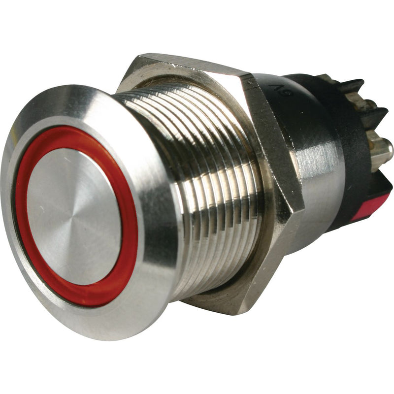 OEX Push Button Switch On/Off Spst 12V Red Illuminated