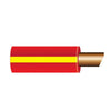 OEX 4mm Single Core Automotive Cable, Red With Yellow