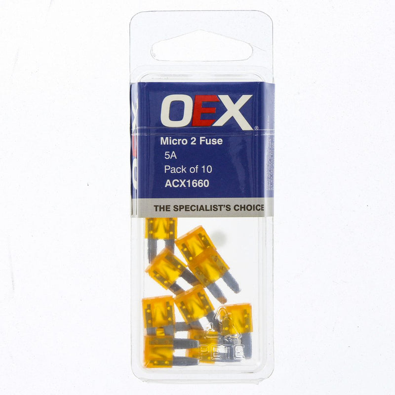 OEX Fuse Micro 2-Blade 5A Tan (Pack of 10) ACX1660