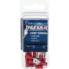 Thunder Crimp Terminal Insulated Male Blade Red 6.3mm 14pc