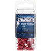 Thunder Crimp Terminal Ring Red 3mm 25pc