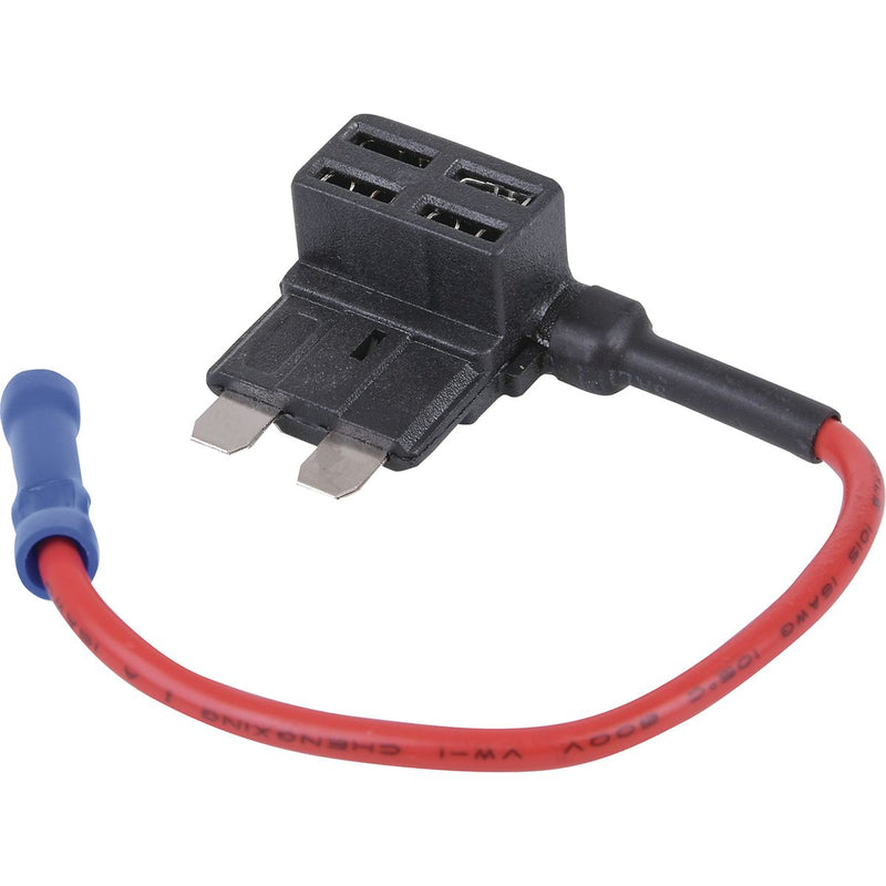 OEX Standard Blade In-Line Fuse Tap, 10A, 2 Way - Pack Of