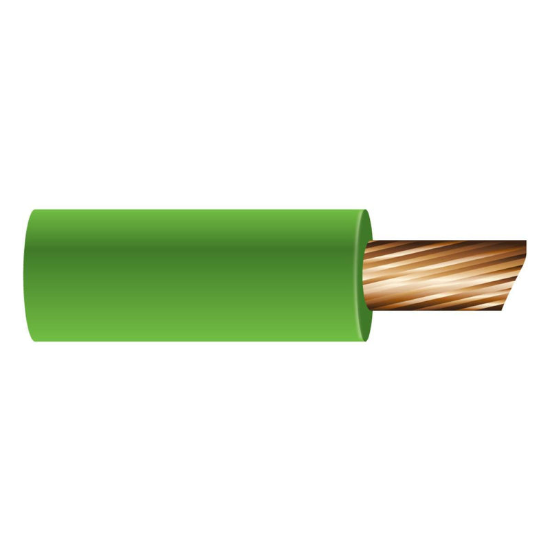 OEX Automotive Cable Single Core 4mm Green 500M Roll