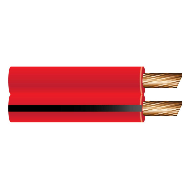 OEX 3mm Twin Core Automotive Cable, Figure 8, Red With