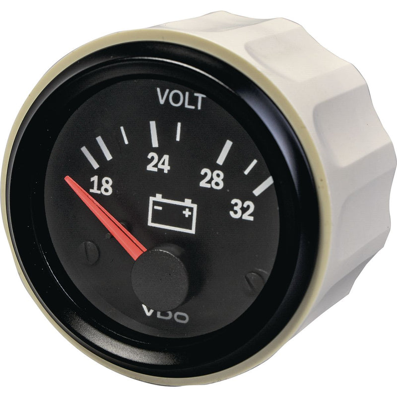 VDO Voltmeter Gauge 18-32V Range 24V 52mm Round 332020001