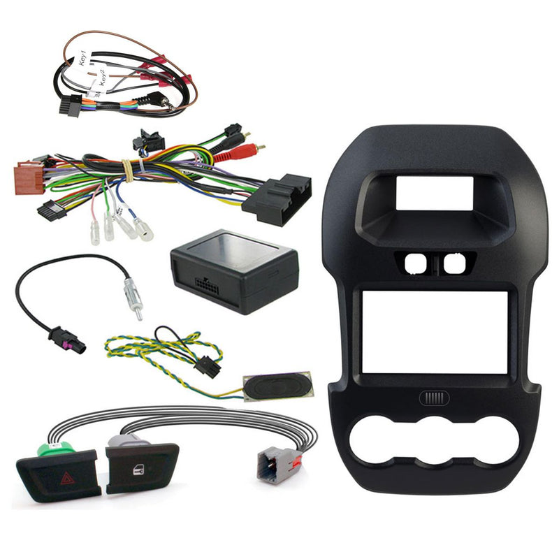 Aerpro Double Din Headunit Installation Kit Black Suits