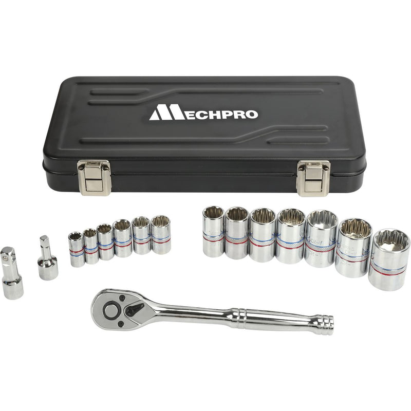 Mechpro Double-Ended Socket Set 16pc