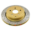 DBA HD 4000 Drilled Slotted Brake Rotor Pair 287mm Front