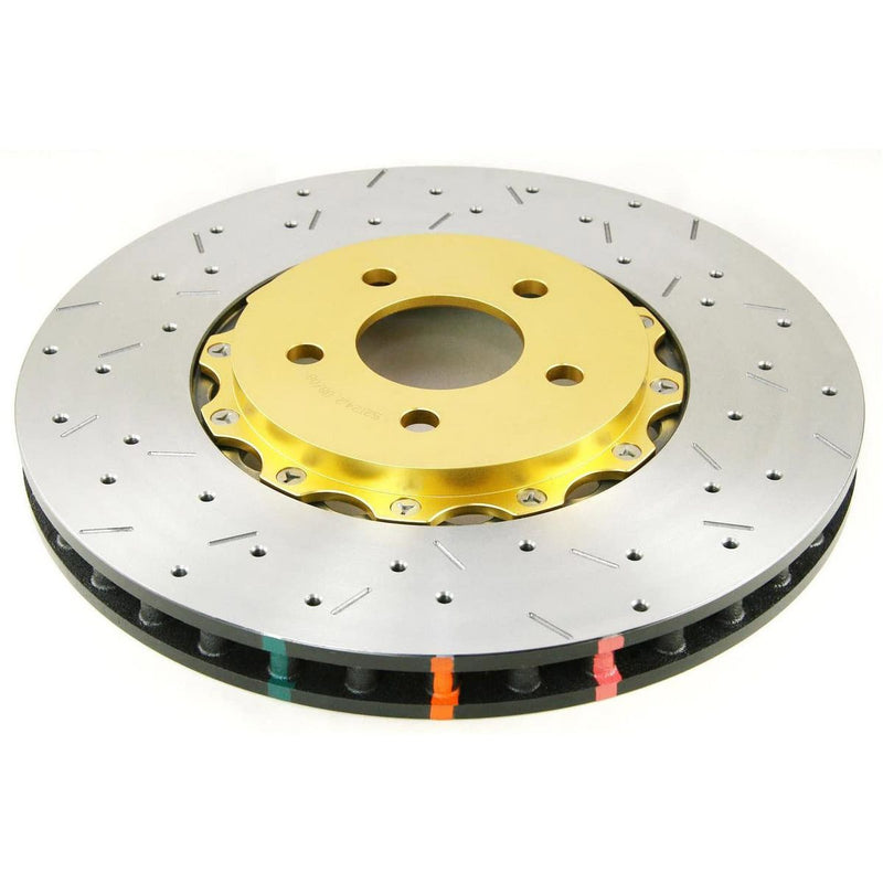 DBA HD 5000 Drilled Slotted 2Pc Brake Rotor Pair 355mm