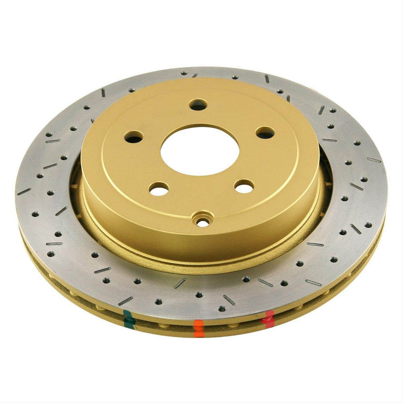 DBA HD 4000 Drilled Slotted Brake Rotor Single 330mm Rear