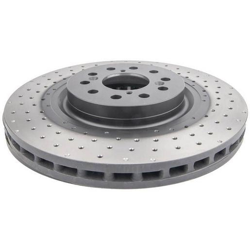 DBA XD 4000 Drilled Dimpled Brake Rotor Pair 350mm Rear