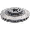 DBA XD 4000 Drilled Dimpled Brake Rotor Single 365mm Rear