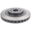 DBA XD 4000 Drilled Dimpled Brake Rotor Single 330mm Rear
