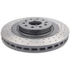 DBA XD 4000 Drilled Dimpled Brake Rotor Single 365mm Rear