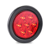 LED Autolamps 12/24V LED Stop/Tail Lamp With Red Lens