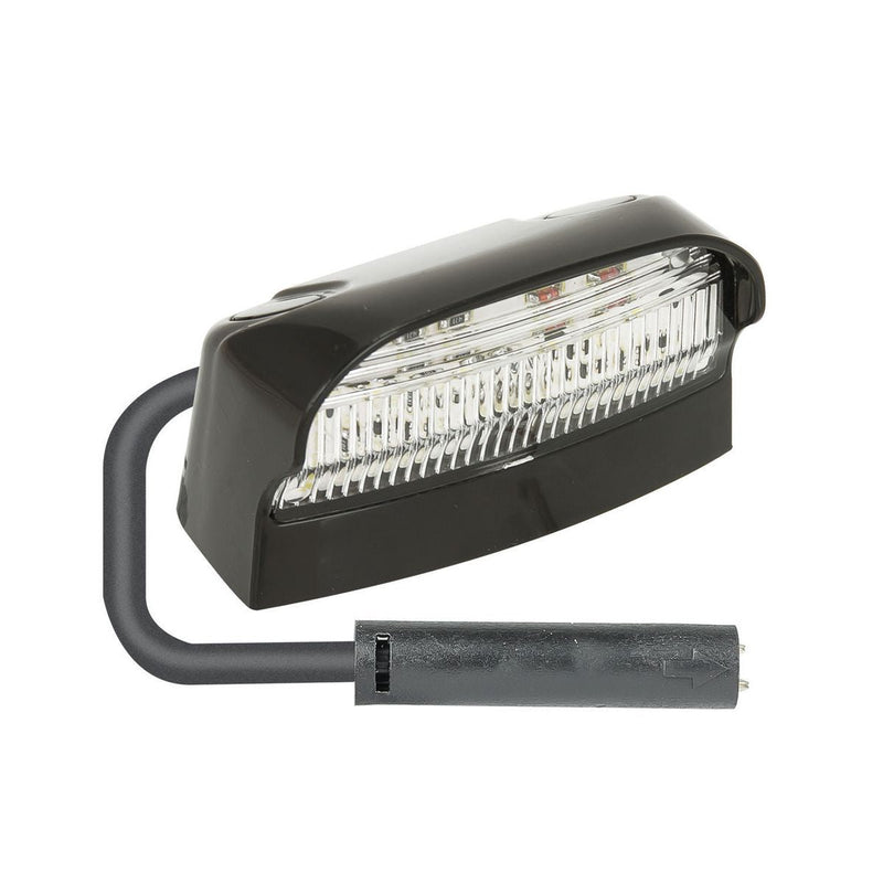 LED Autolamps License Plate LED Light w/2 Pin Plug 12/24V
