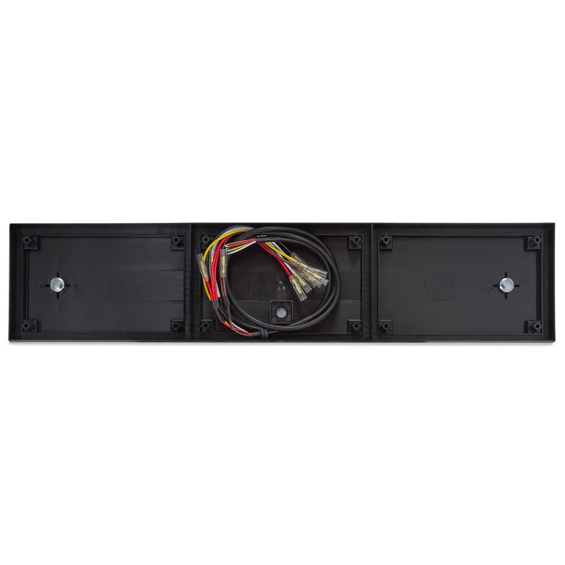 LED Autolamps Black Bracket Triple (Suits J3 Series
