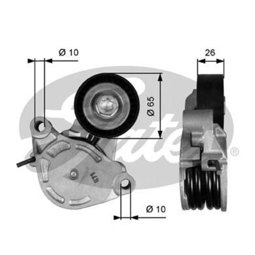 Gates Abds Manual Tensioner 39400