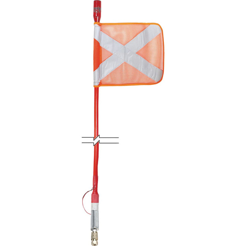 OEX Safety Flag W/LED 12V Light 1.2M LIX60012S