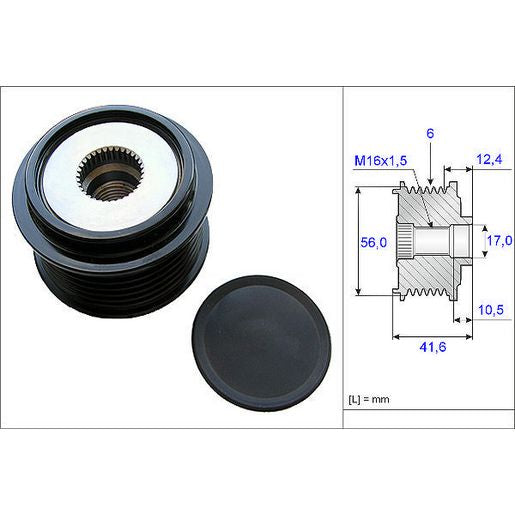 INA Alternator Pulley 535 0210 10