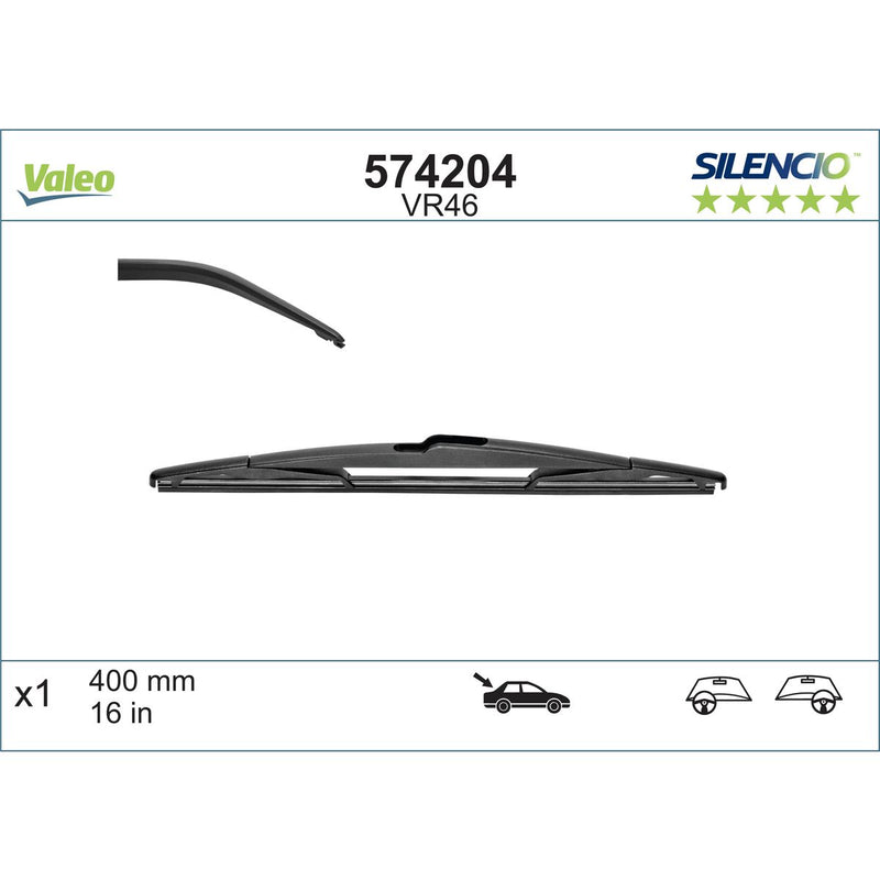 Valeo Silencio Wiper Blade Rear VR46 574204