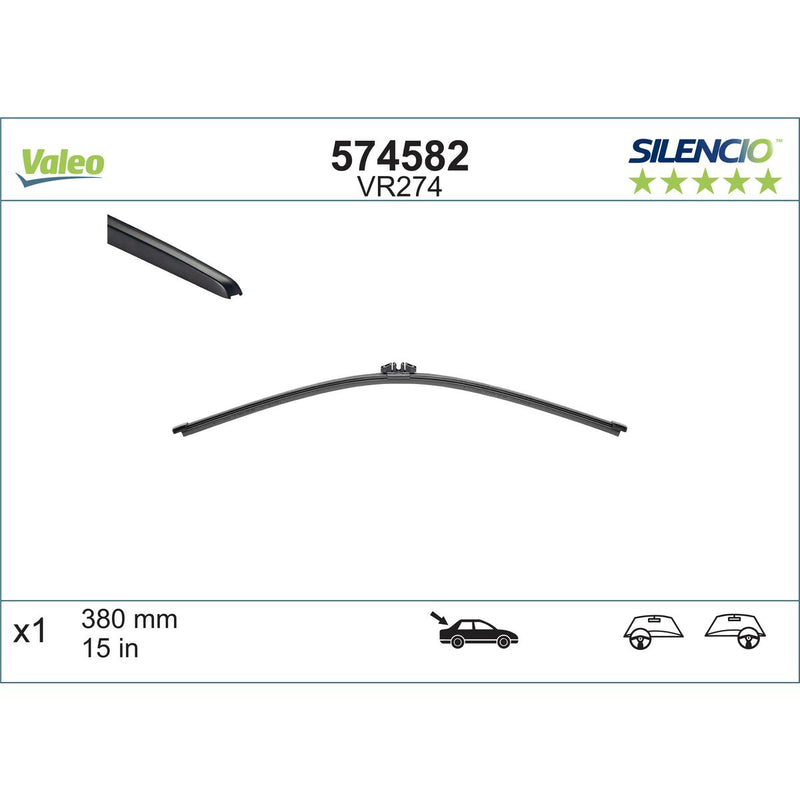 Valeo Silencio Wiper Blade Rear VM274 574582