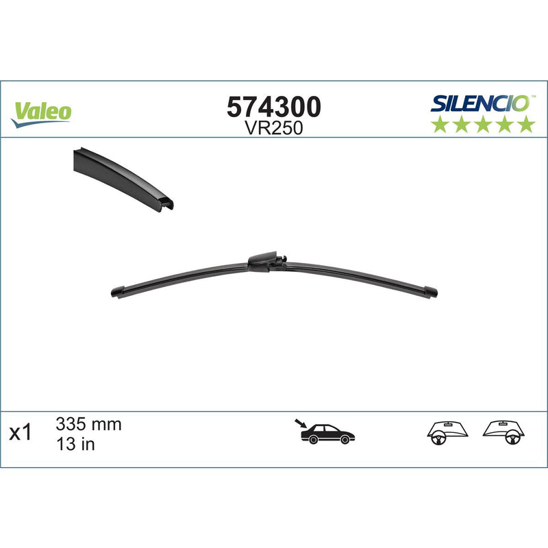 Valeo Silencio Wiper Blade Rear VR250 574300