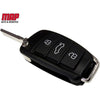 MAP Car Remote Shell (3 Button) fits Audi KF140