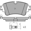 Meyle PD Brake Pad Set Rear 025 223 0817/PD