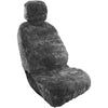 Gearup Sheepskin Car Seat Cover Single Grey