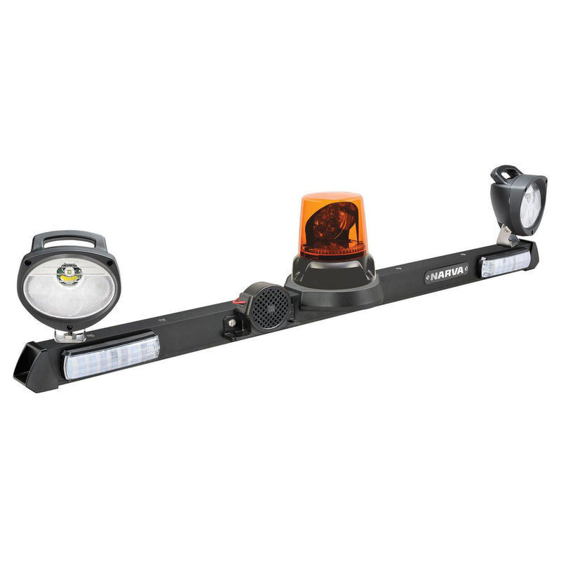 Narva Mine Bar Amber Halogen Beacon Senator W/Lamps LED
