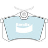 Bendix Euro Brake Pad Set Rear DB1192 Euro+